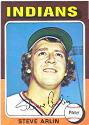 1975 Topps Mini Baseball Cards      159     Steve Arlin